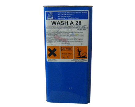 Средство для очистки красочных валиков и резины для быстрой смены красок IMAF WASH-A28, 5л.